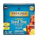 72 Count Twinings Lemon Black Iced Tea Bags for $4.36