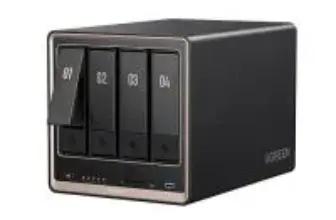 UGreen NAS DXP4800 GT 4-Bay Desktop Network Attached Storage with 2x M.2 SSD Slots for $527.99