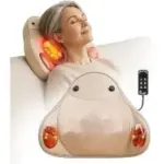 UieSian Asdys 4D Shiatsu Back Massager with Heat for $22.99