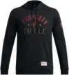 Under Armour Men’s Project Rock Red One E.l.f. Hoodie for $12