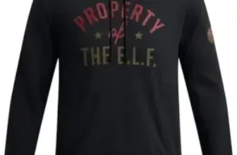 Under Armour Men’s Project Rock Red One E.l.f. Hoodie Now Only $11
