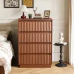 UPGO 42″ 5-Drawer Fluted Dresser for $89.99