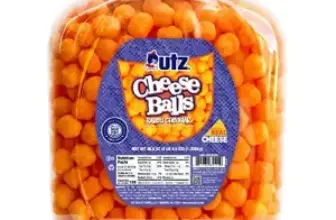 36.5oz Utz Cheese Balls Barrel for $6.76