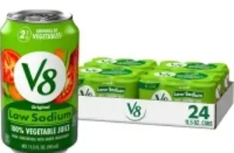 V8 Low Sodium Original 100% Vegetable Juice 11.5oz (24-Pack) for $9.73
