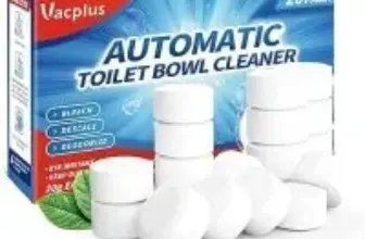 Vacplus Toilet Bowl Cleaner Tablets (20-Pack) for $6.49