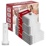 Vacuum Storage Bags 15 Pack with Electric Air Pump for $24.99