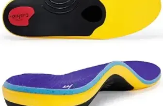 VALSOLE Heavy Duty Orthotics for High Arch Pain Relief – $22