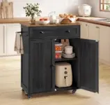 VASAGLE Mobile Kitchen Island Now $89.99 – Free Shipping Available