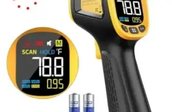 VESOGY Infrared Thermometer Temperature Gun for $9.99