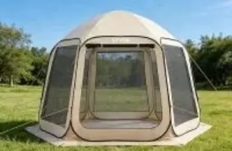 VEVOR 10ft x 9.2ft Pop Up Screen House Tent for $85.90