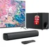 Vibeadio Upgraded Sound Bar with 110W Subwoofer for $45.92