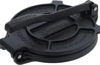 Victoria 6.5″ Cast Iron Tortilla Press for $14.99