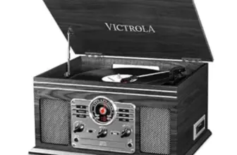 Victrola Quincy 6-in-1 Bluetooth Record Player for $59.99