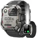 Military Smart Watch for Men – W60 Black, Now $28.76