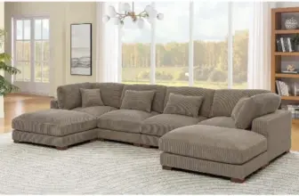 Wade Logan Andreco 144″ U-Shaped Sectional Now $980
