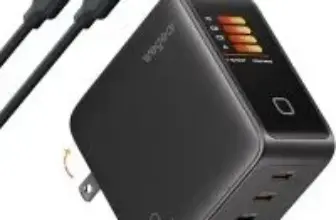 Wegear 140W GaN 4-Port USB-C Smart Display Wall Charger with 240W Cable for $47.99