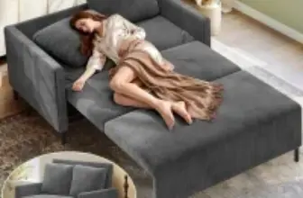Welzona 47.2″ Convertible Sofa Bed Couch for $184.65 with Free Shipping