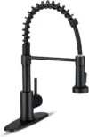 WEWE Kitchen Faucet with Pull Down Sprayer for $38