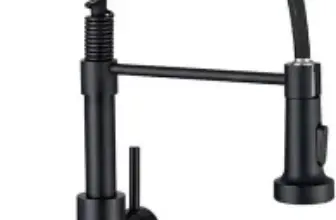 WEWE Kitchen Faucet with Pull Down Sprayer for $38