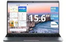 2026 New 15.6″ Windows 11 Laptop with Intel Celeron, 8GB RAM, 128GB SSD for $179.99