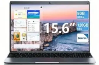 2026 New 15.6″ Windows 11 Laptop with Intel Celeron, 8GB RAM, 128GB SSD for $179.99
