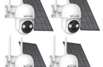 4-Pack Wireless Solar-Powered Security Cameras for $75.99