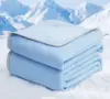 WISHEAD Double-Sided Cooling Blanket 90″ x 90″ for $25