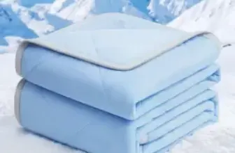 WISHEAD Double-Sided Cooling Blanket 90″ x 90″ for $25