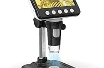WKR 4.3-Inch LCD Digital Microscope with 1000X Magnification for $27.19