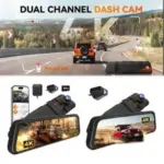 WOLFBOX M40 10″ 4K Dash Camera with GPS for $69.99