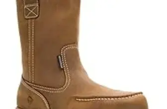 Wolverine Men’s Floorhand Moc-Toe Pull-On Work Wellington Boots for $65.00