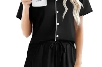 Women’s Short-Sleeve Pajama Sets for $14.99, originally $34.99