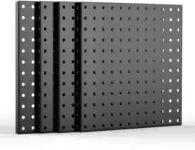 WORKPRO 4-Pack 12″ x 12″ Metal Pegboard Panels for $23.99