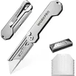 2-Pack WORKPRO EDC Folding Utility Knife for $9.98