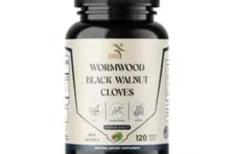 Wormwood Black Walnut Cloves Herbal Extract – 120 Capsules for $10.95