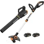 Worx 20V String Trimmer & Leaf Blower Combo Kit – $109.23