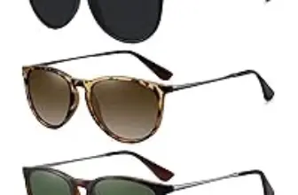 3-Pack WOWSUN Retro Polarized Round Classic Women’s Sunglasses for $9.99