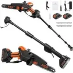 Xilpo 2-in-1 110V 8″ Cordless Electric Pole Saw & Chainsaw for $69.99