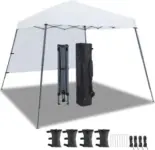 Yaheetech 10′ x 10′ Pop-Up Canopy Tent with Sidewall & Sandbags for $54