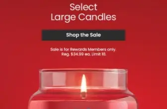 Yankee Candle Large Candles Now $60, Originally $209.94 $60.00