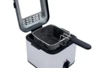 Stainless Steel Electric Deep Fryer with Basket – 2.5L Capacity for $41.41
