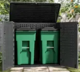 YITAHOME 30 cu ft Outdoor Trash Can Storage Shed for $171