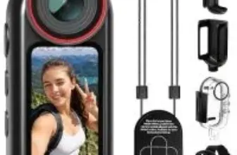 Yonvim 4K EIS WiFi Mini Body Camera with 1.5″ Display for $53.99