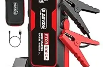 Zevzo ET03 4000A 74Wh Car Battery Jump Starter for $25.64