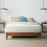 Zinus Wen 12″ Deluxe Bamboo Platform Bed Frame, Queen for $43