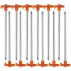 8-Pack Zmpkhba Galvanized Non-Rust Camping Tent Stakes for $4.49