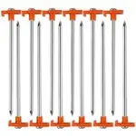8-Pack Zmpkhba Galvanized Non-Rust Camping Tent Stakes for $4.49