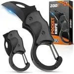 ZOOI 3.94-Inch Blade Keychain Pocket Knife for $4.99