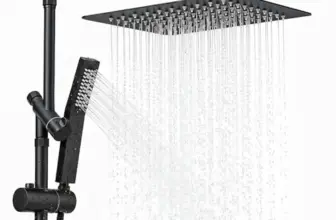 10-Inch Metal Rain Shower Head with Handheld Spray Combo for $37.50