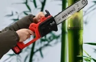 12 Inch Cordless Electric Chainsaw with Battery & Charger – $76.90